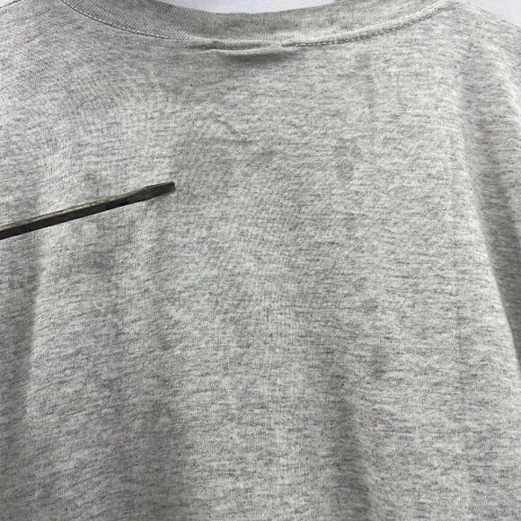 VTG Hill US Air Force Base Gray T-Shirt Size L Utah Single Stitched Distressed - Picture 8 of 10